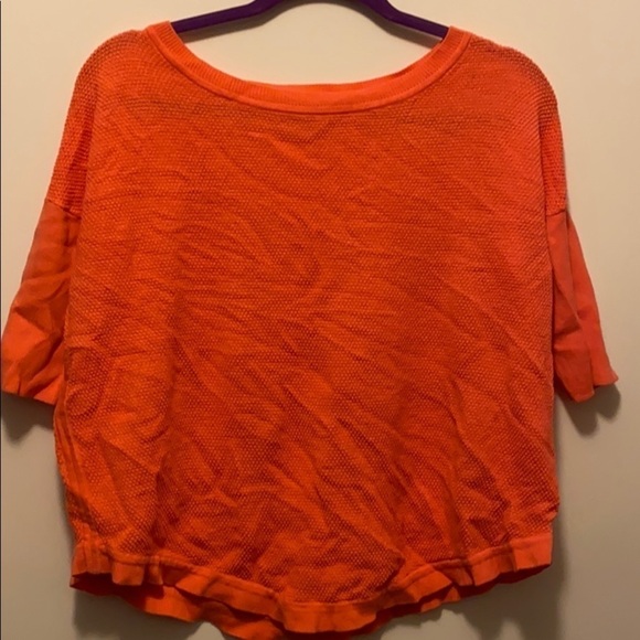 Banana republic orange women scoop neck sweater - Picture 3 of 10